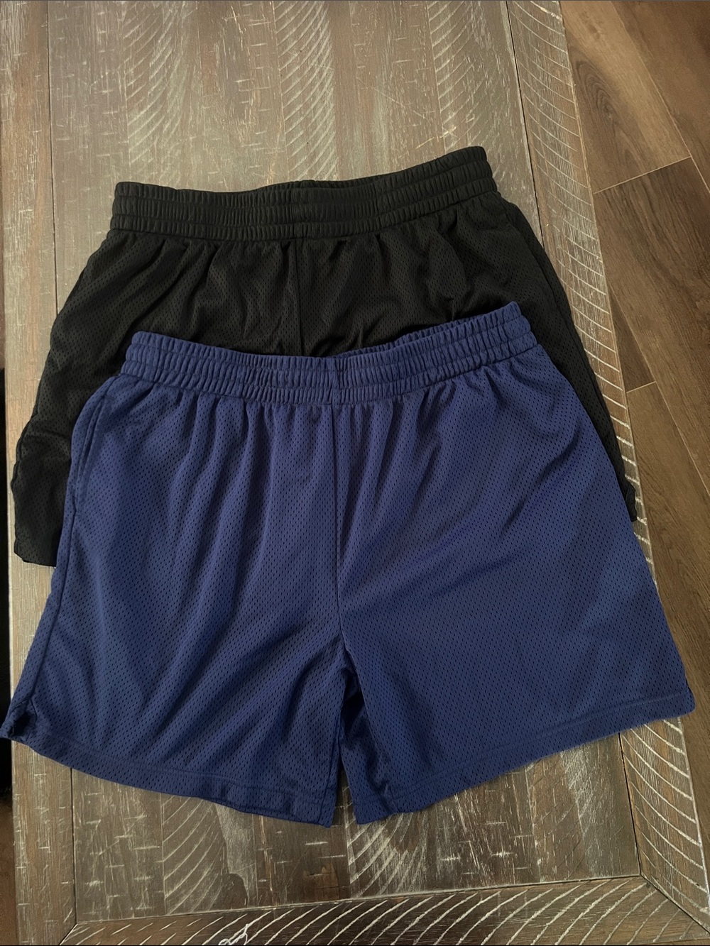 BCG (Academy Sports) Women’s Mesh Athletic Shorts - Black & Navy